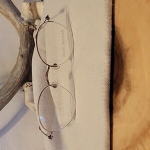 Mario Marinelli Eyeglass frame Antique Gold Color Size: 47-20(140) Retro Unisex